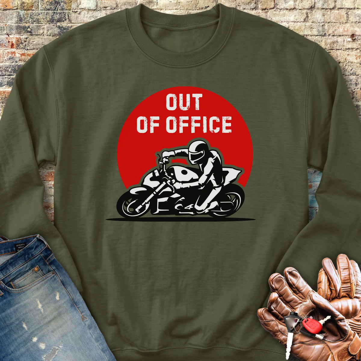 OOO Streetfighter Sweatshirt - Military Green