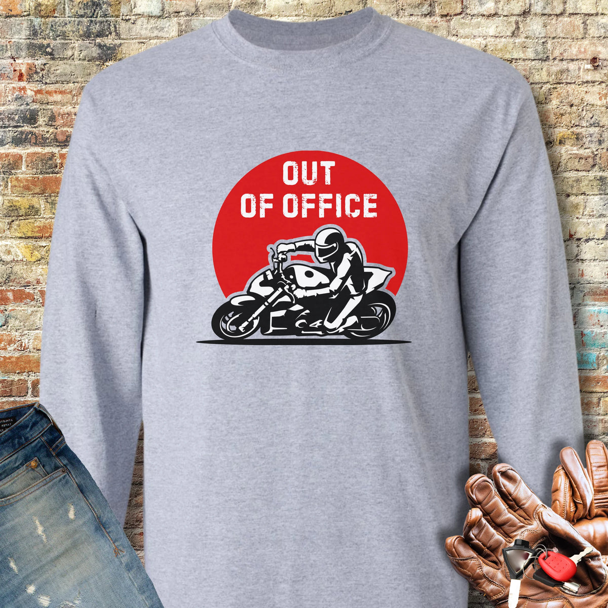 OOO Streetfighter Long Sleeve T-Shirt - Sport Grey