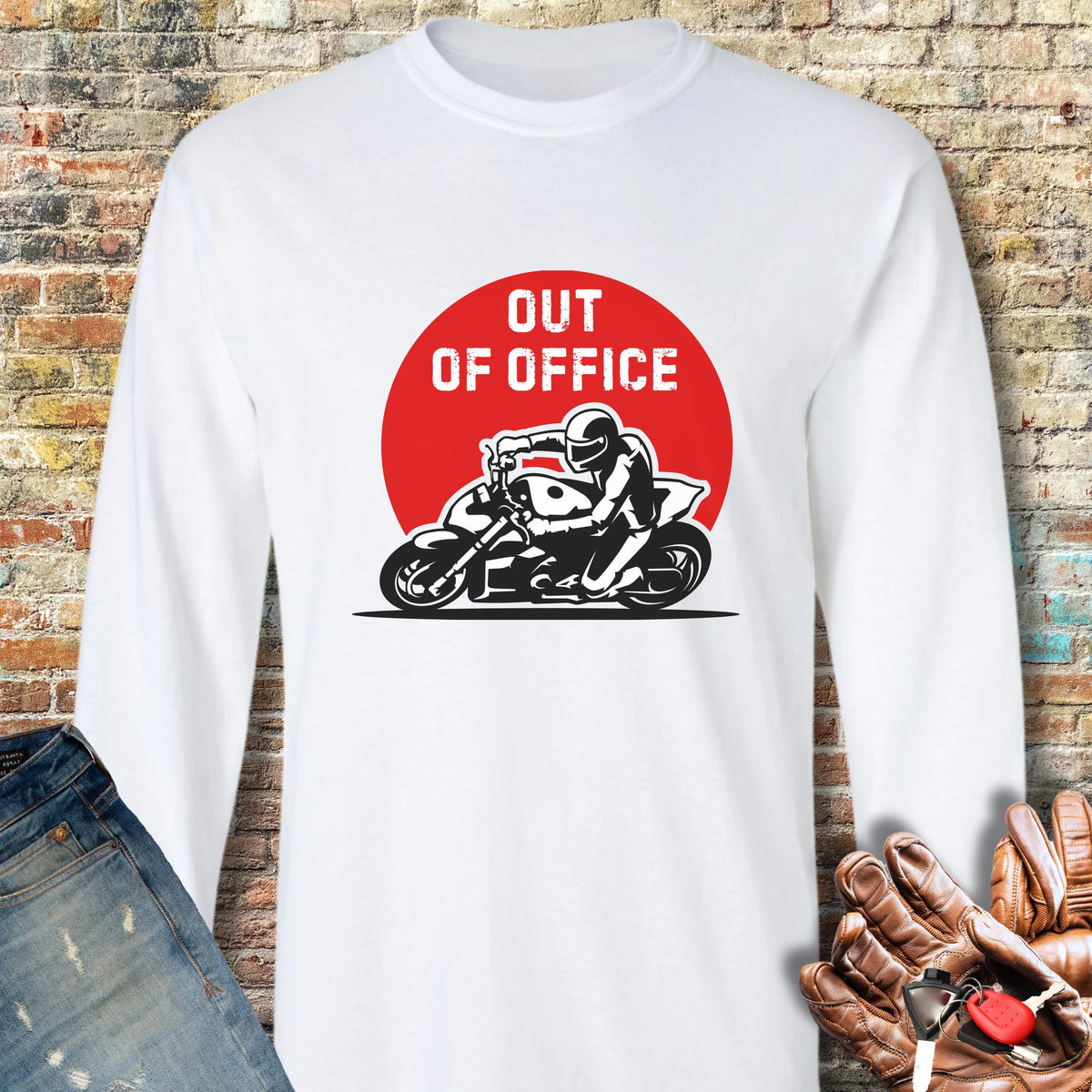 OOO Streetfighter Long Sleeve T-Shirt - White