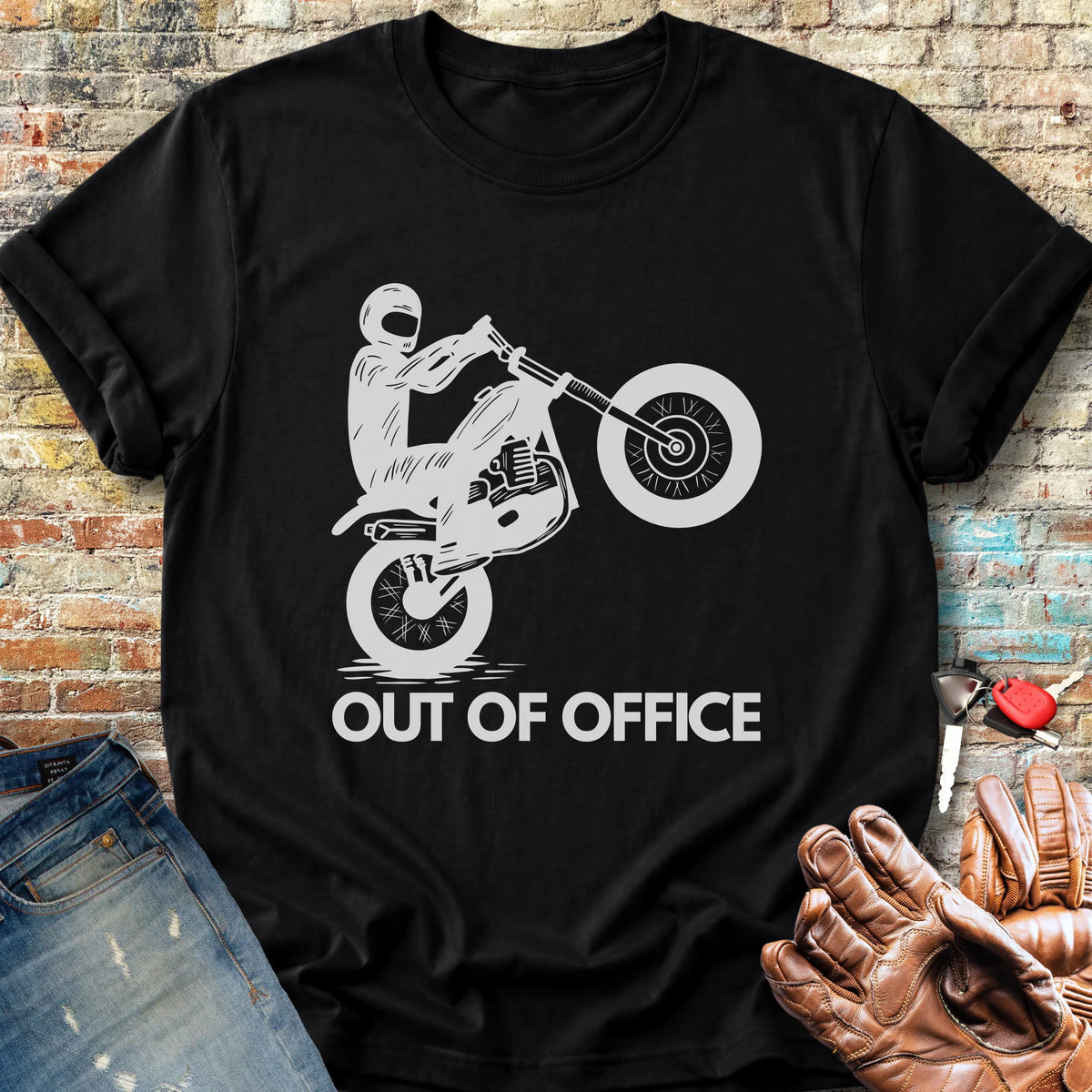 OOO Wheelie Classic T-Shirt - Black