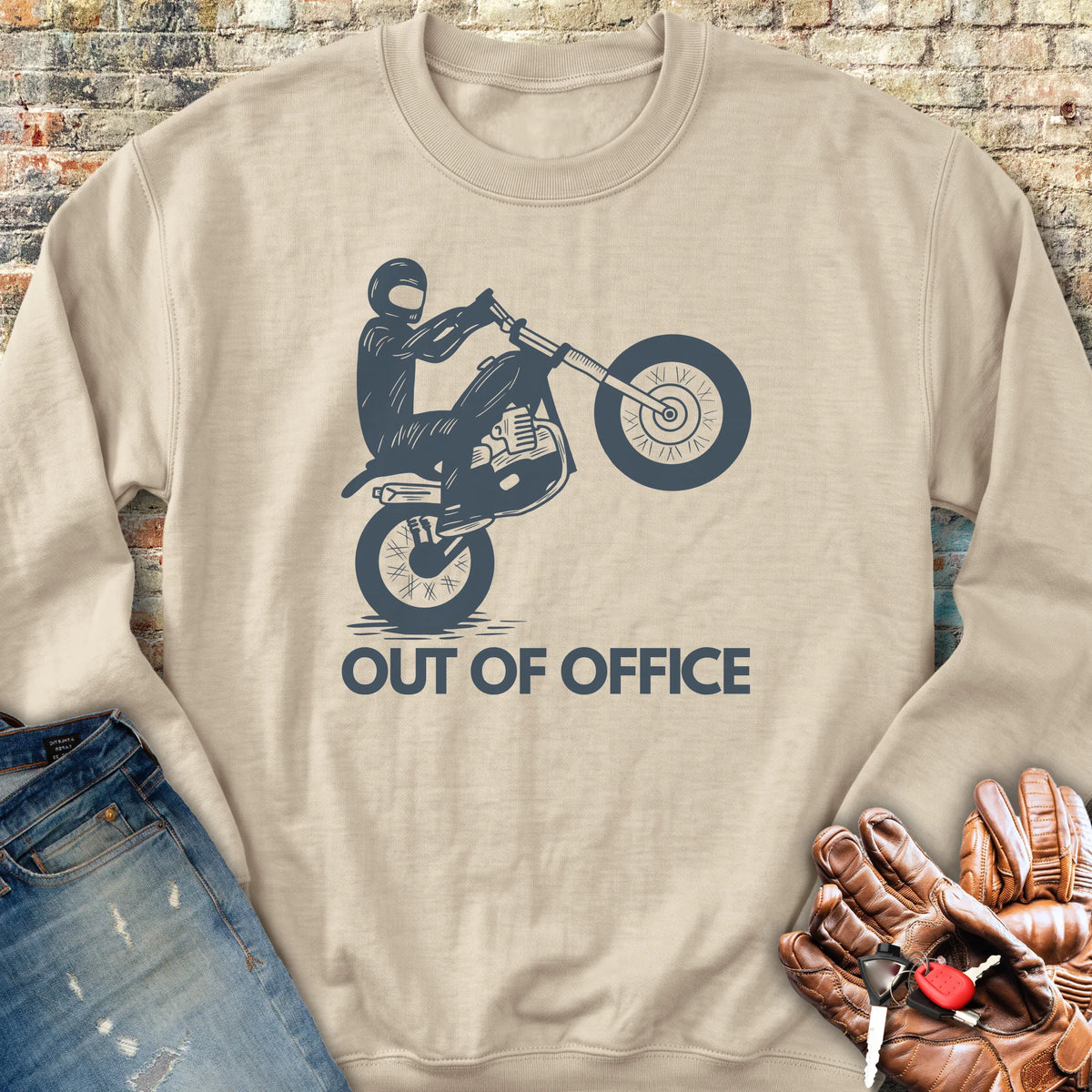 OOO Wheelie Sweatshirt - Sand