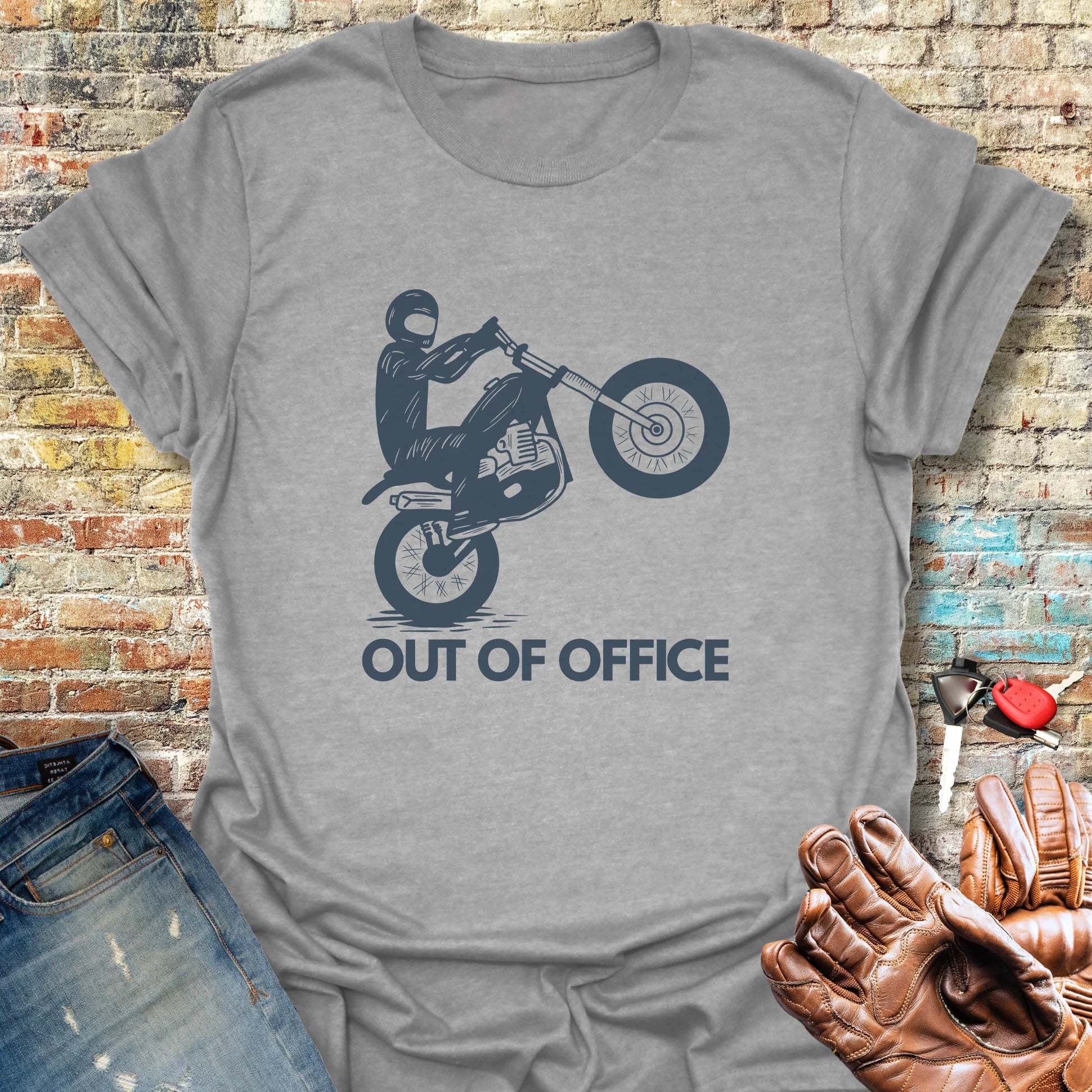 OOO Wheelie T-Shirt - Sport Grey