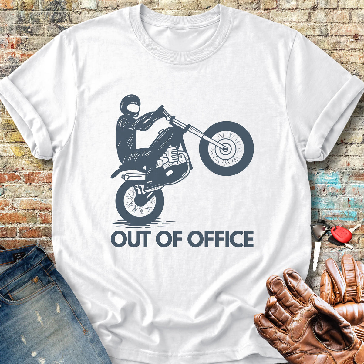 OOO Wheelie Classic T-Shirt - White
