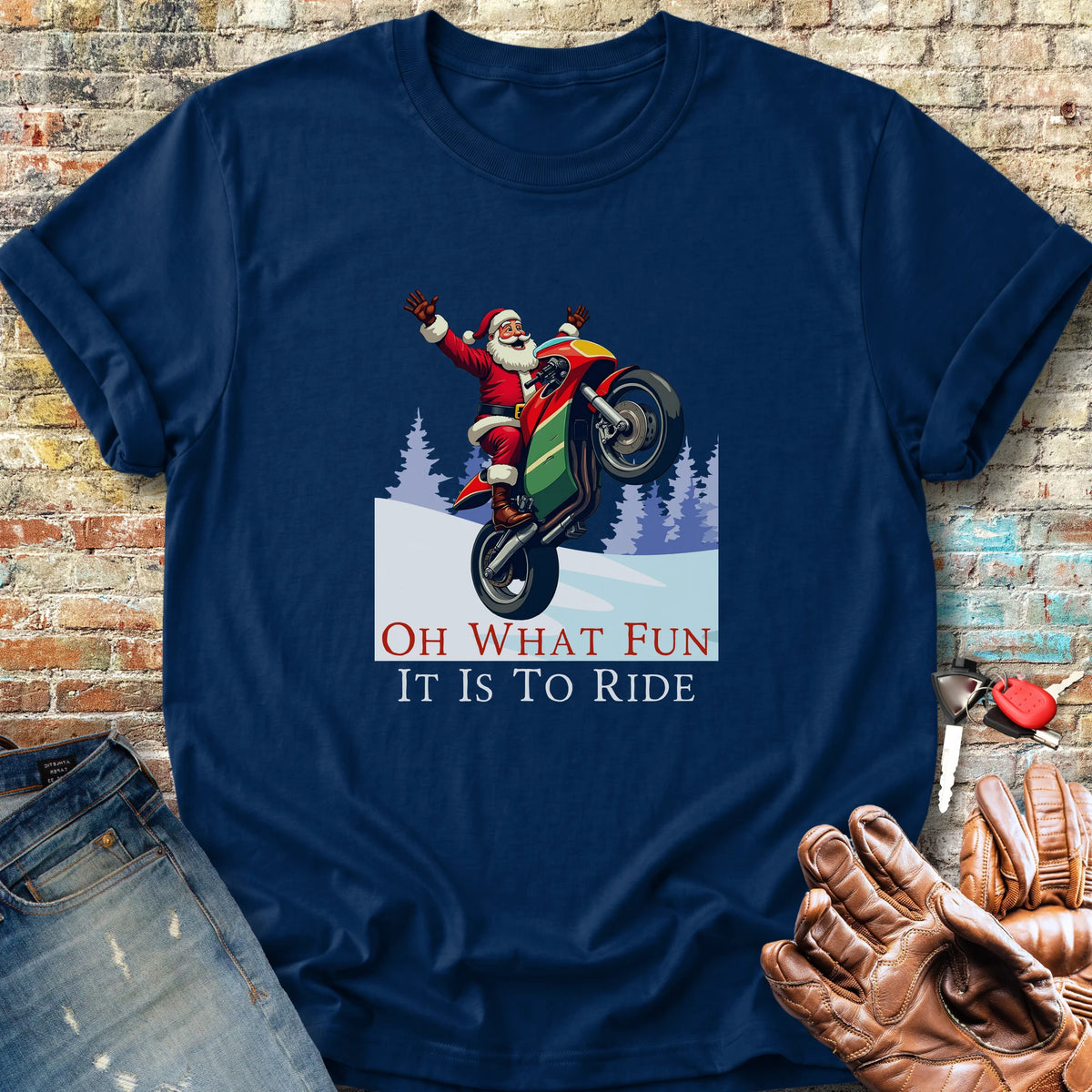 Oh What Fun Classic T-Shirt - Navy