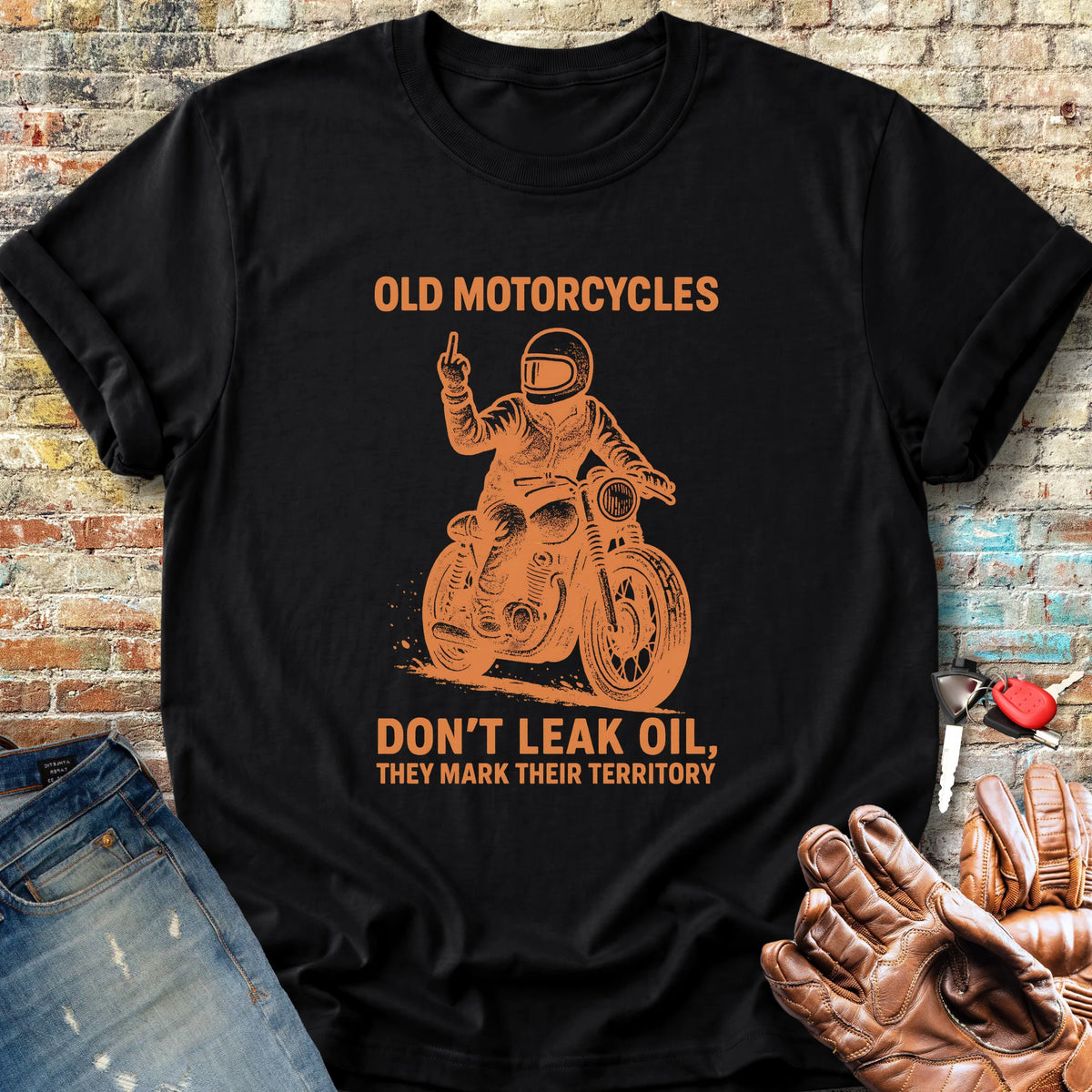 Oil Leak Classic T-Shirt - Black