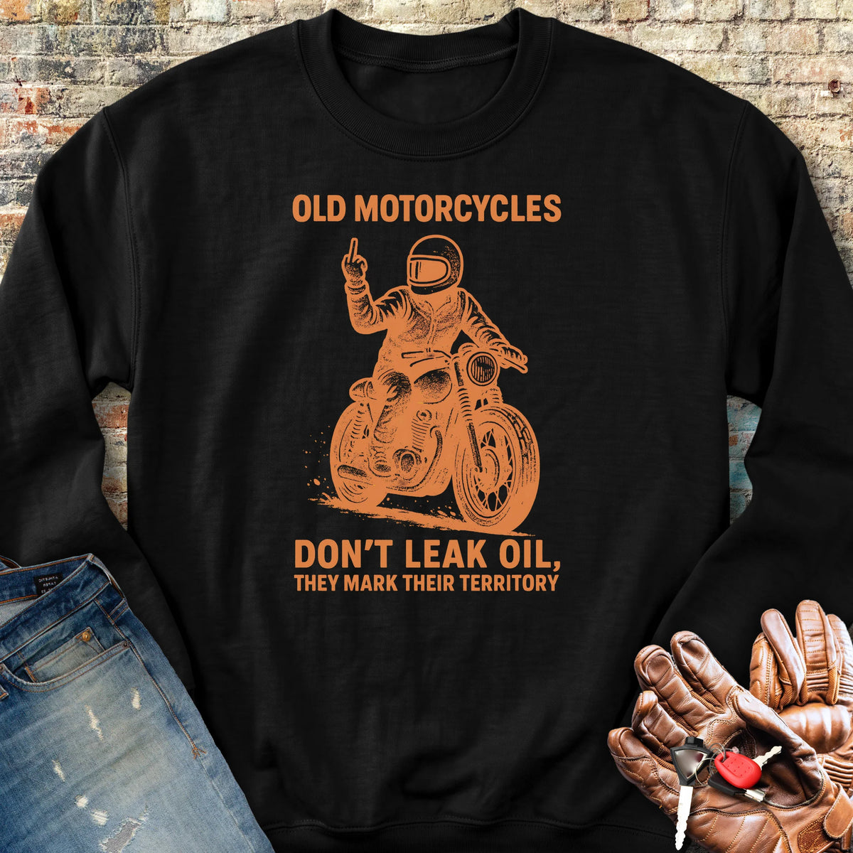 Oil Leak Sweatshirt - Black