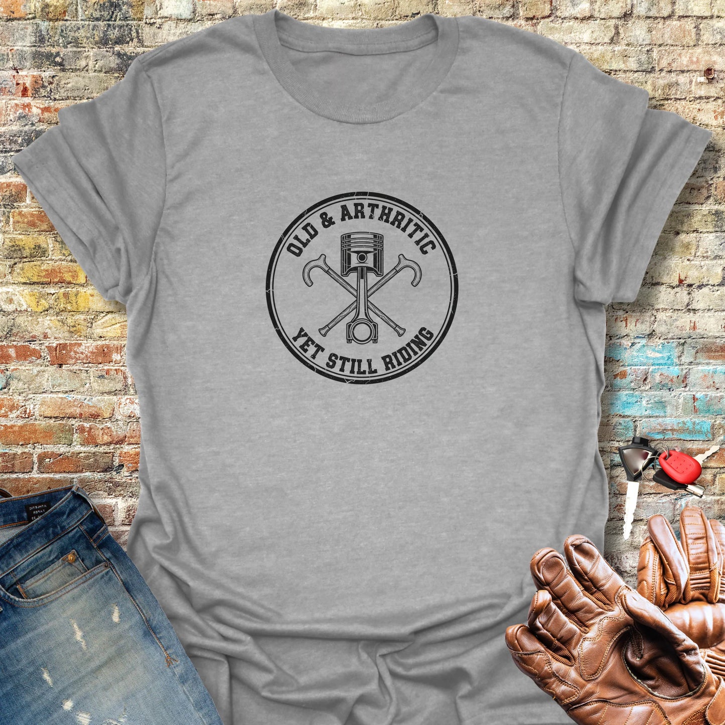 Old Badge T-Shirt - Sport Grey