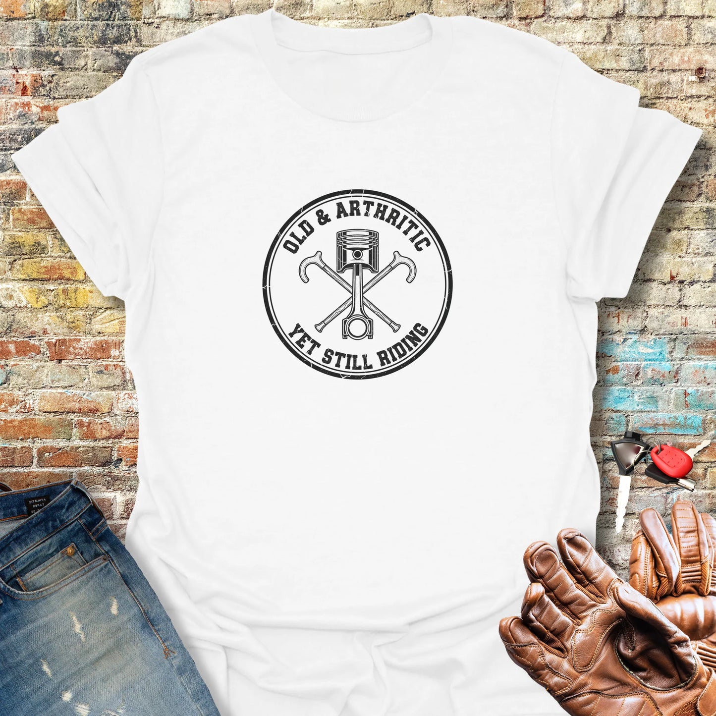 Old Badge T-Shirt - White