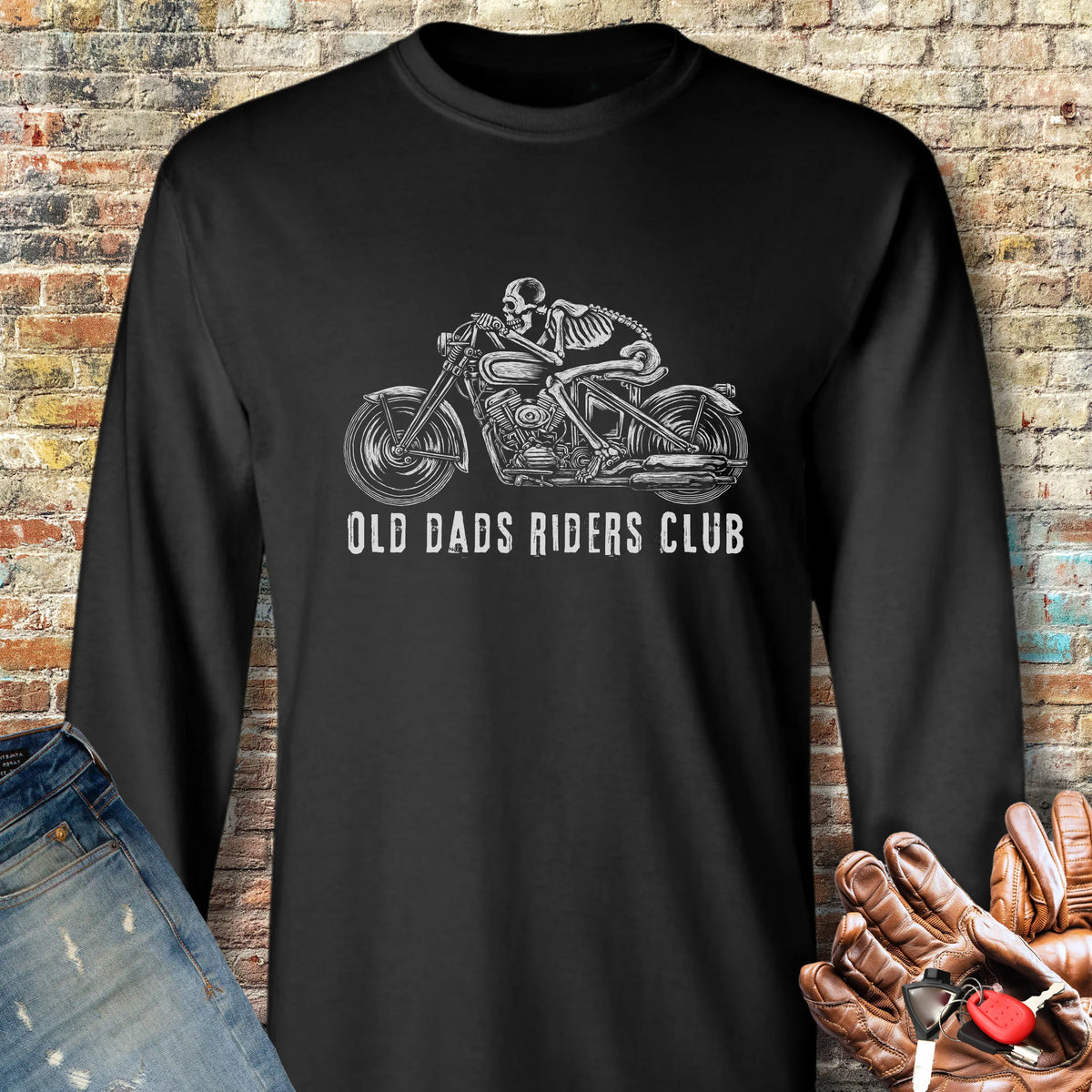 Old Dads Long Sleeve T-Shirt - Black