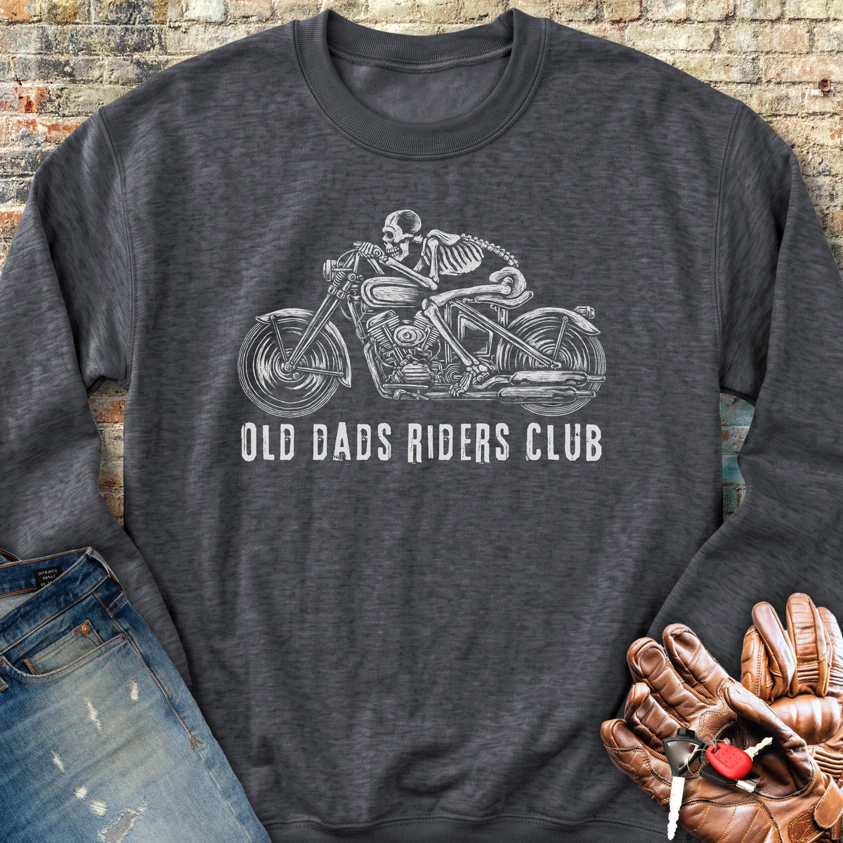 Old Dads Sweatshirt - Dark Heather