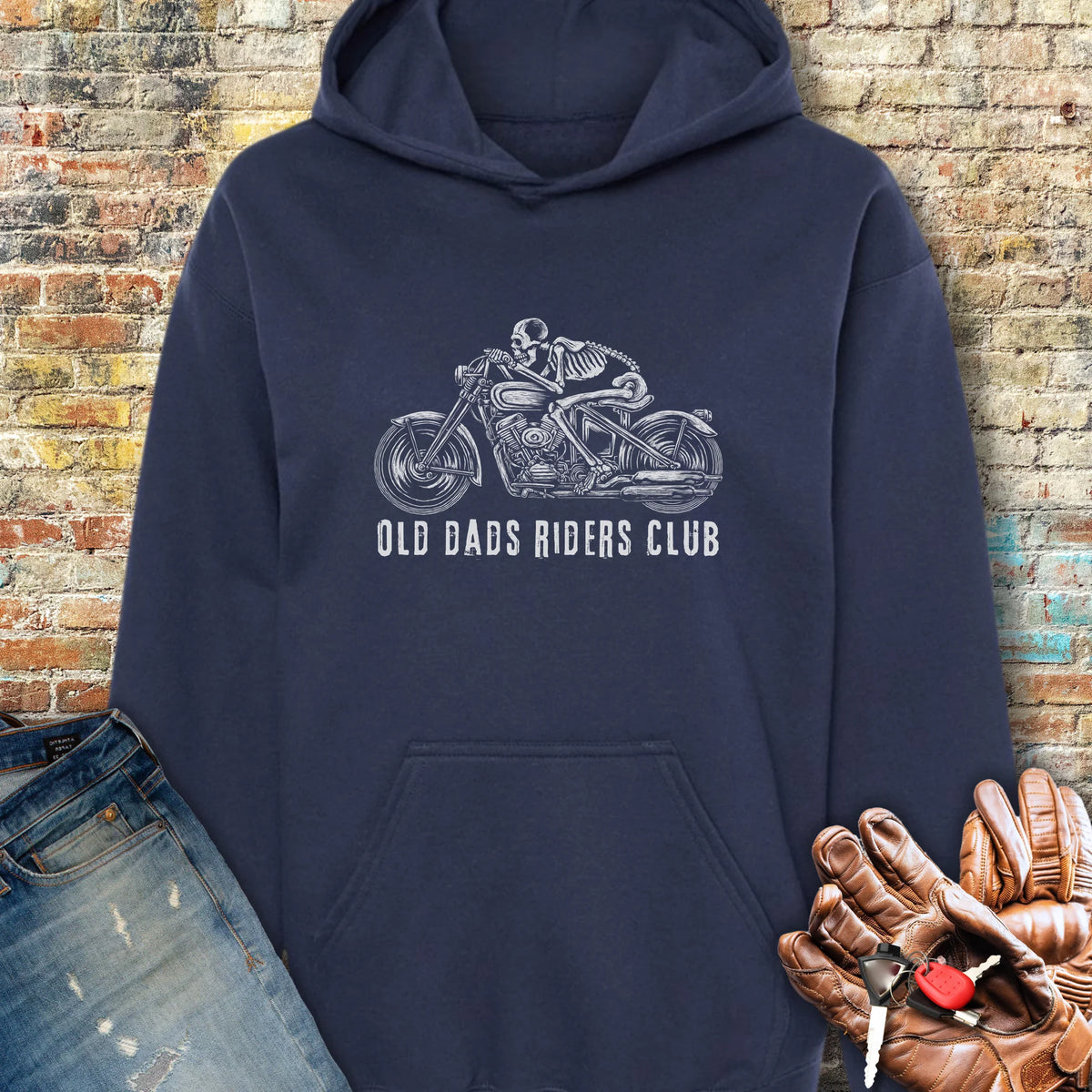 Old Dads Hoodie - Navy
