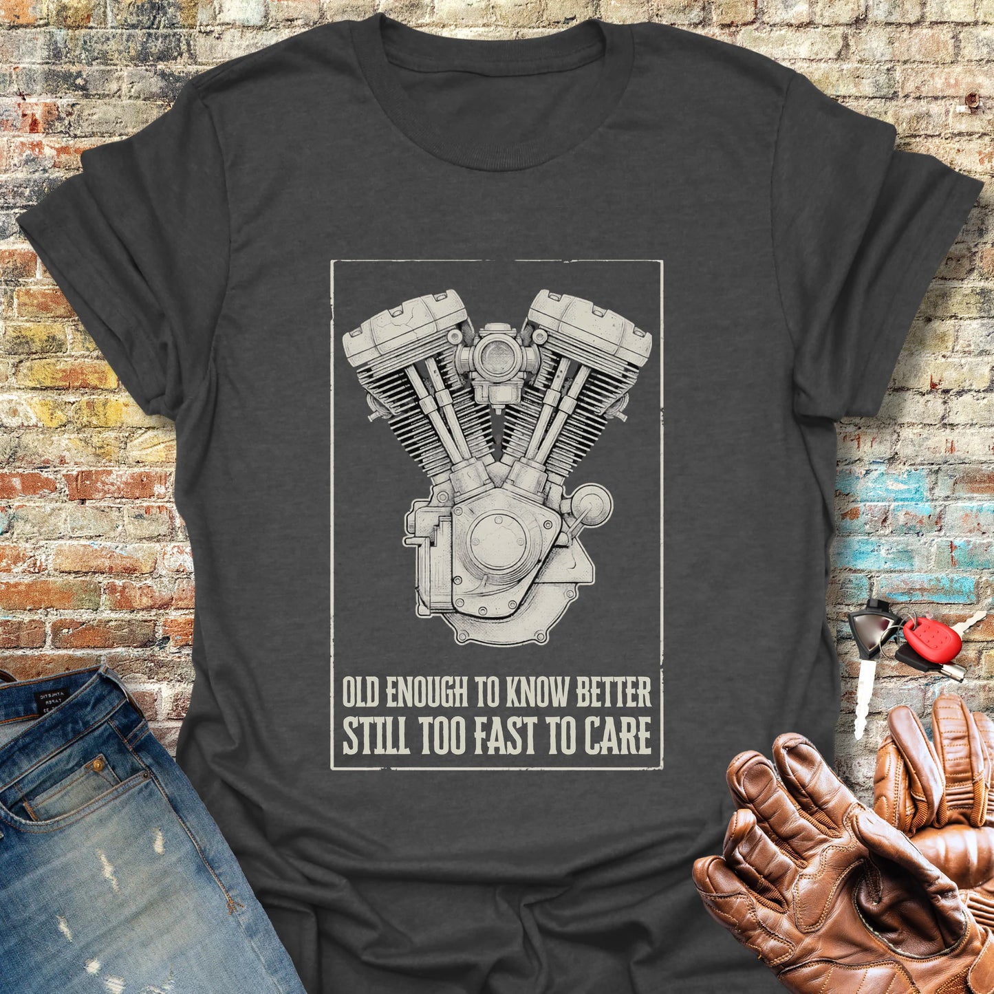 Old Enough T-Shirt - Dark Heather