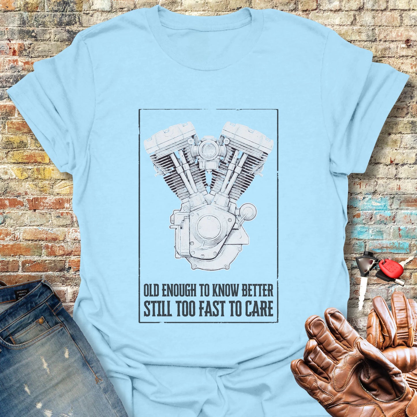 Old Enough T-Shirt - Light Blue