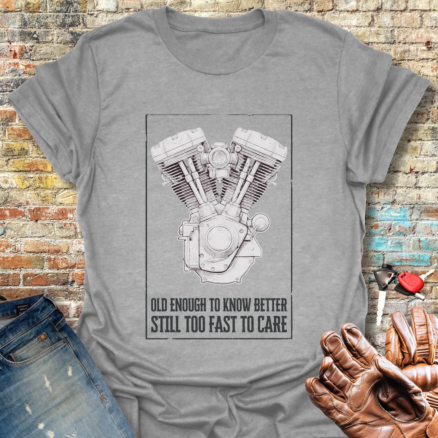 Old Enough T-Shirt - Sport Grey