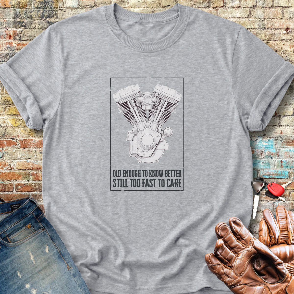 Old Enough Classic T-Shirt - Sport Grey