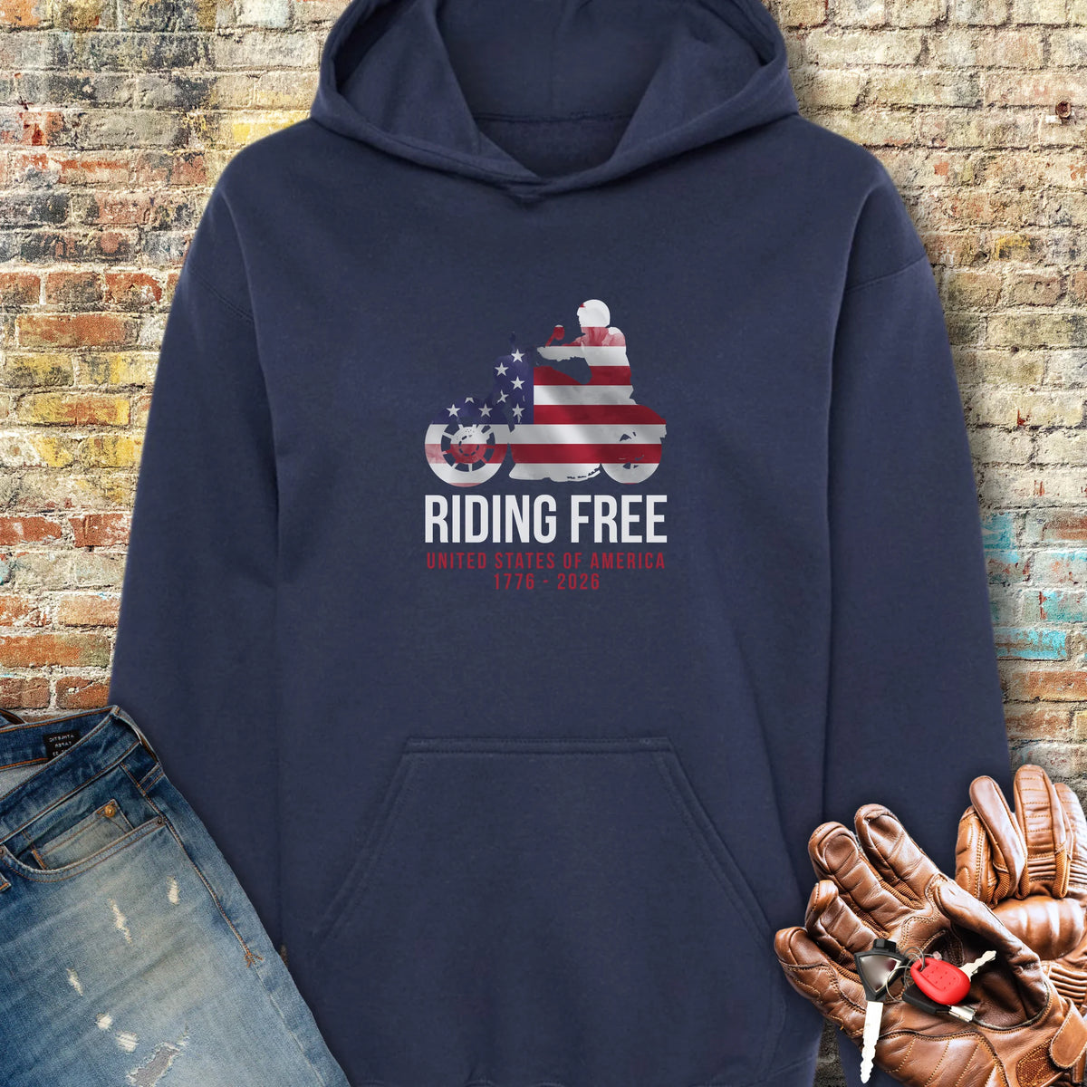 Old Glory 250th Hoodie - Navy
