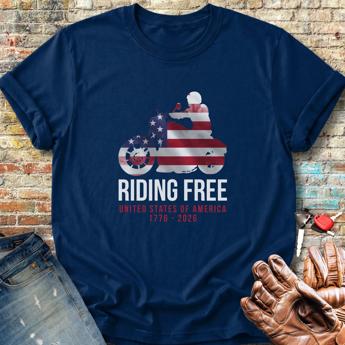 Old Glory 250th Classic T-Shirt - Navy