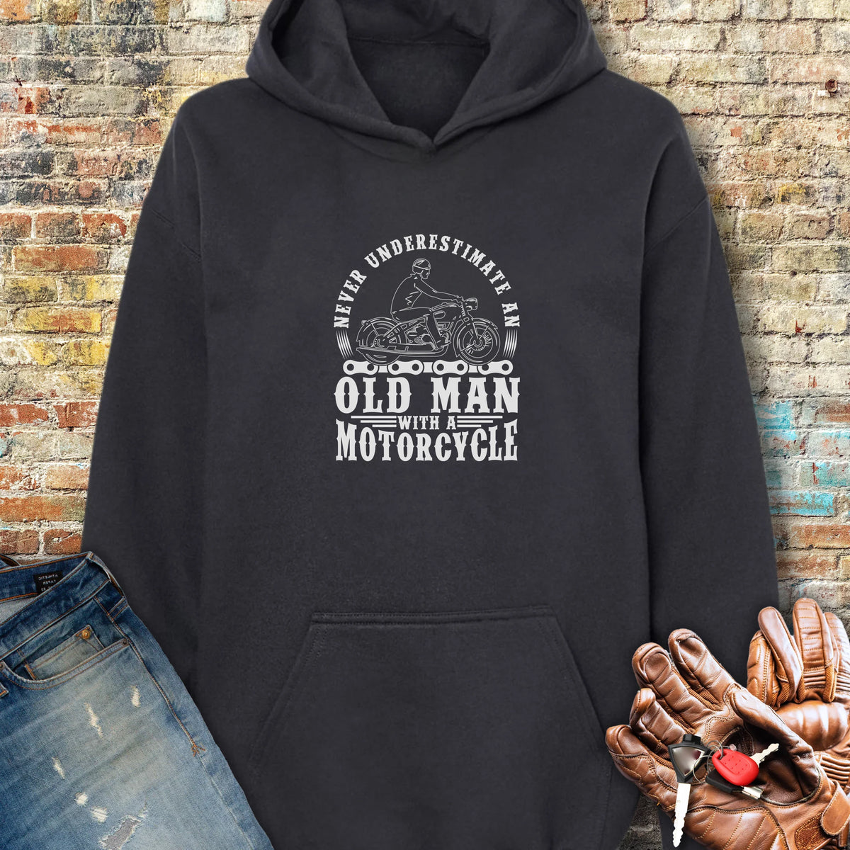 Old Man Hoodie - Black