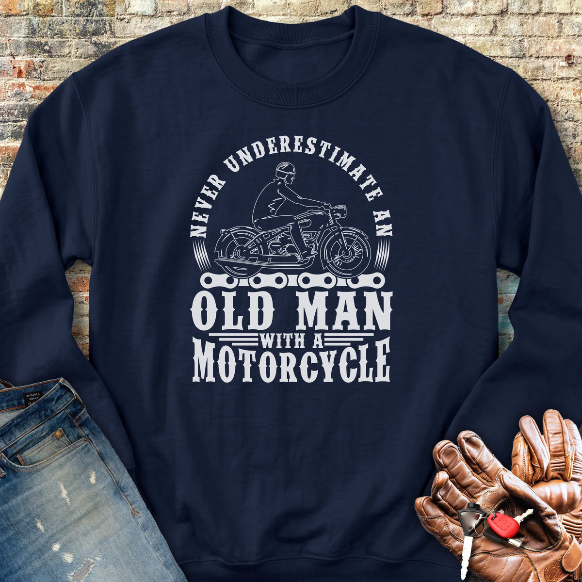Old Man Sweatshirt - Navy