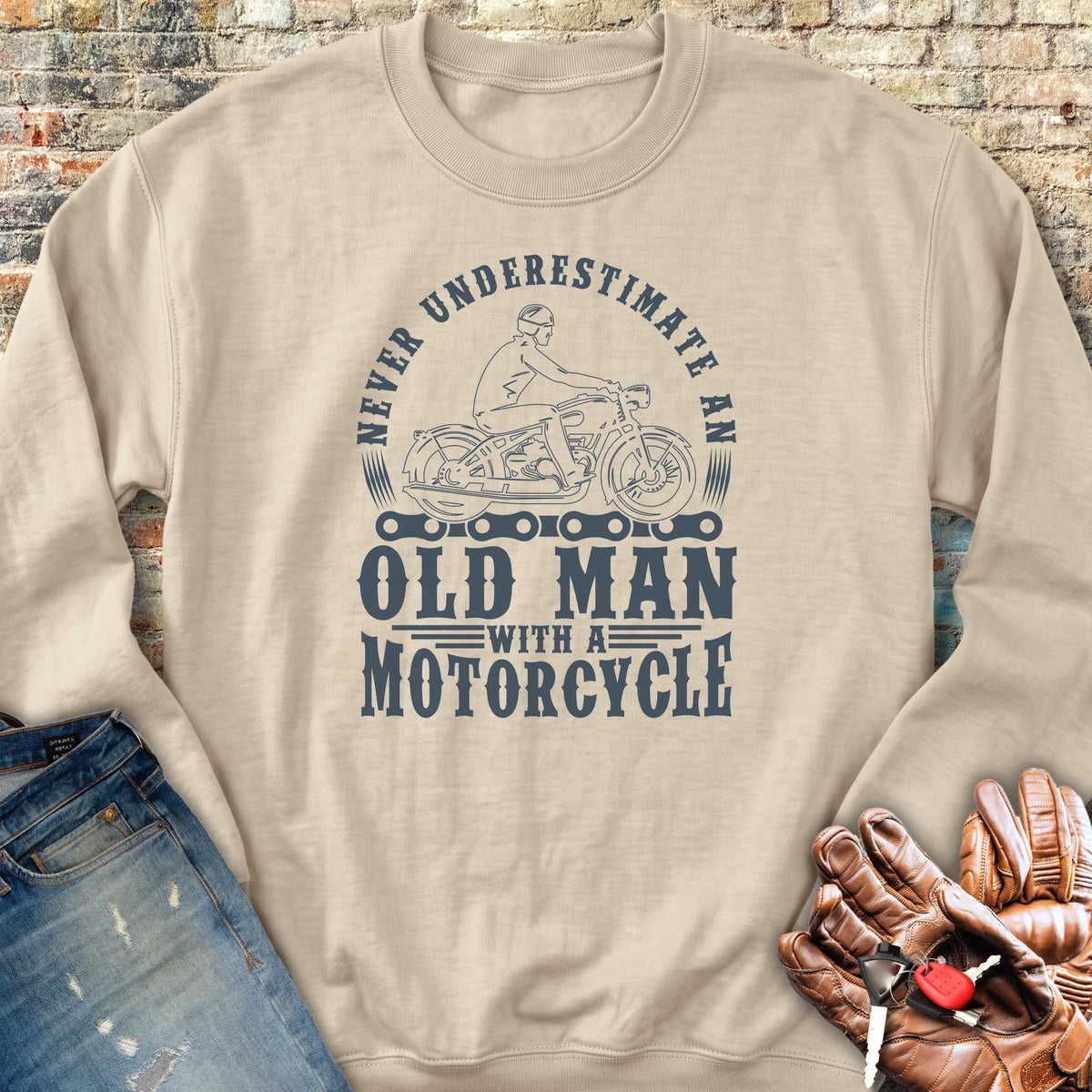 Old Man Sweatshirt - Sand
