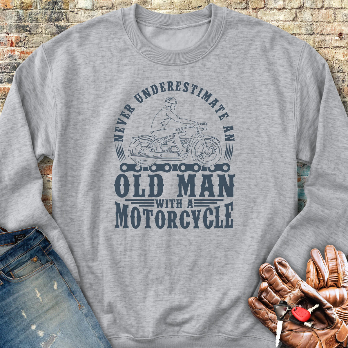 Old Man Sweatshirt - Sport Grey