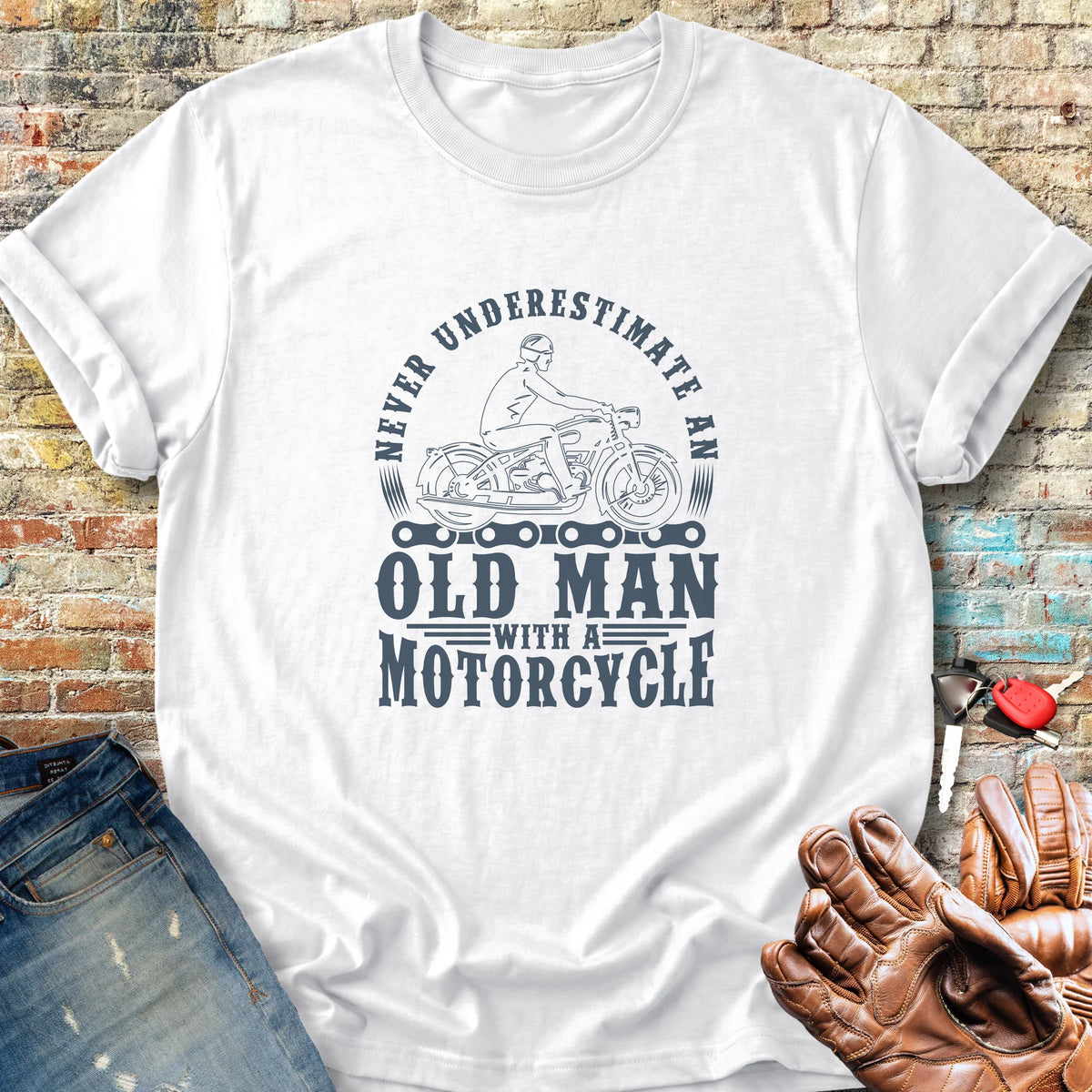 Old Man Classic T-Shirt - White