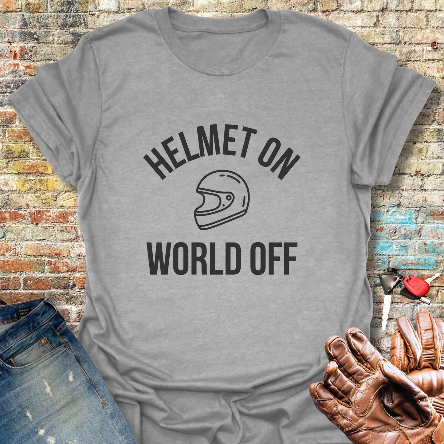 On Off T-Shirt - Sport Grey