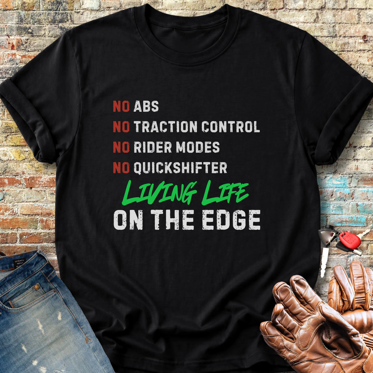 On The Edge Classic T-Shirt - Black