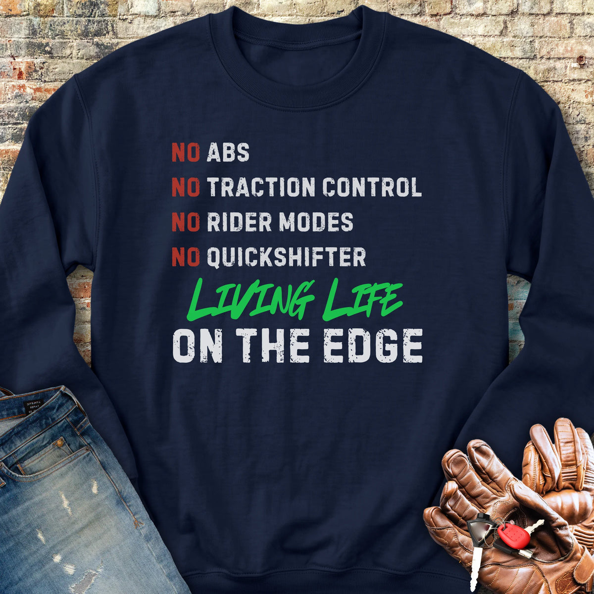 On The Edge Sweatshirt - Navy