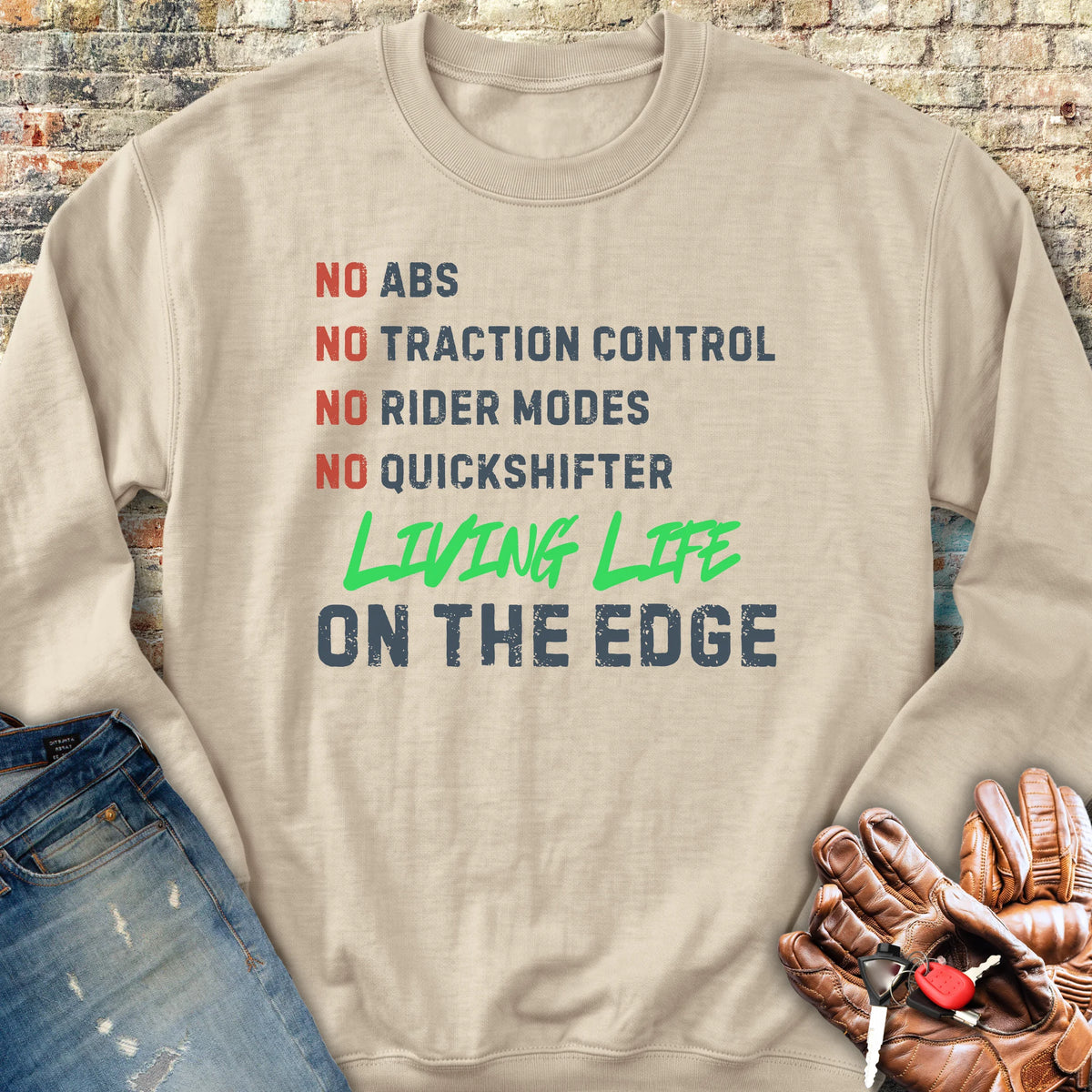 On The Edge Sweatshirt - Sand