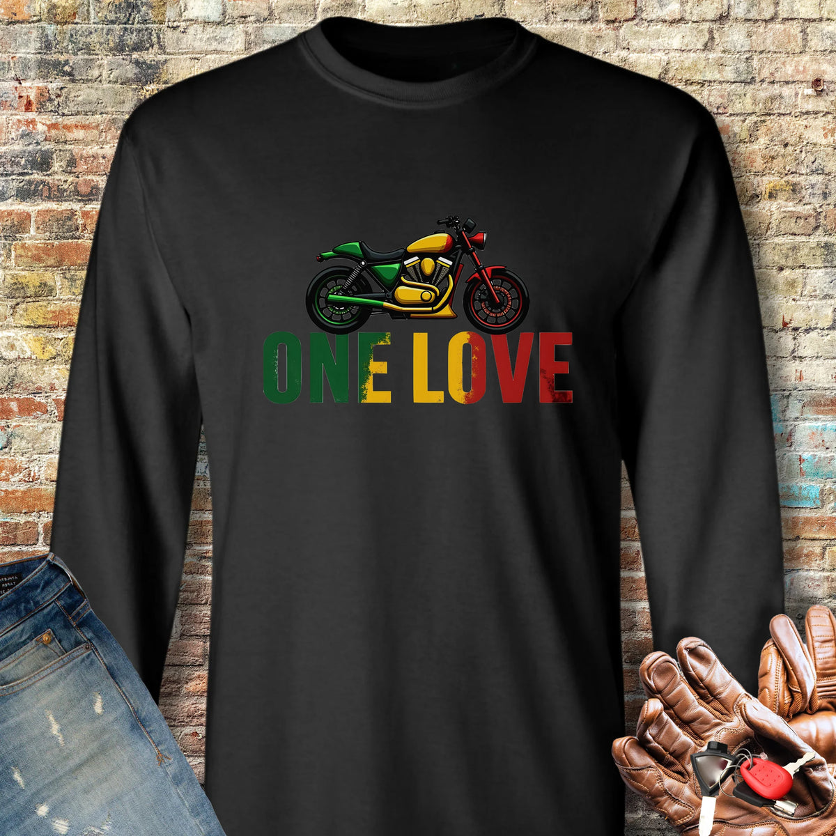 One Love Long Sleeve T-Shirt - Black