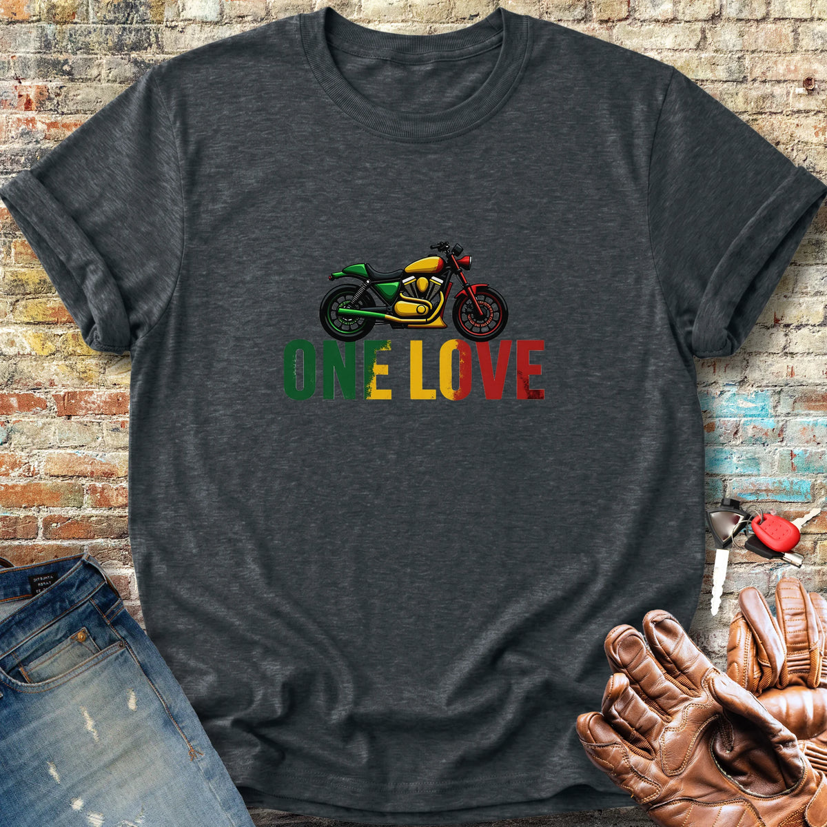 One Love Classic T-Shirt - Dark Heather