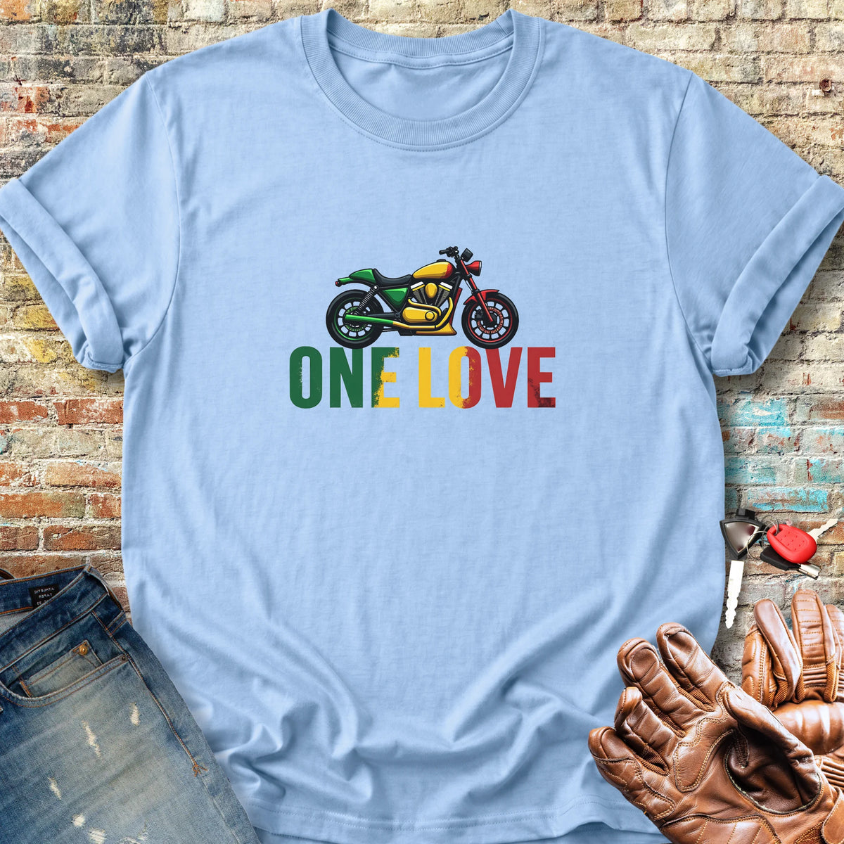 One Love Classic T-Shirt - Light Blue