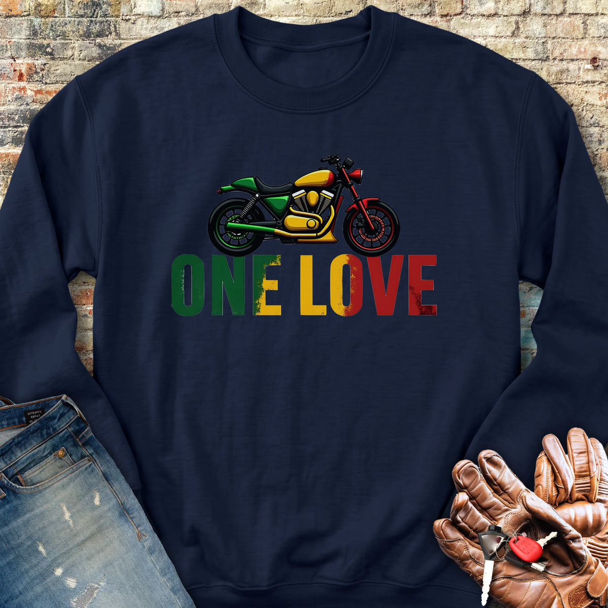 One Love Sweatshirt - Navy