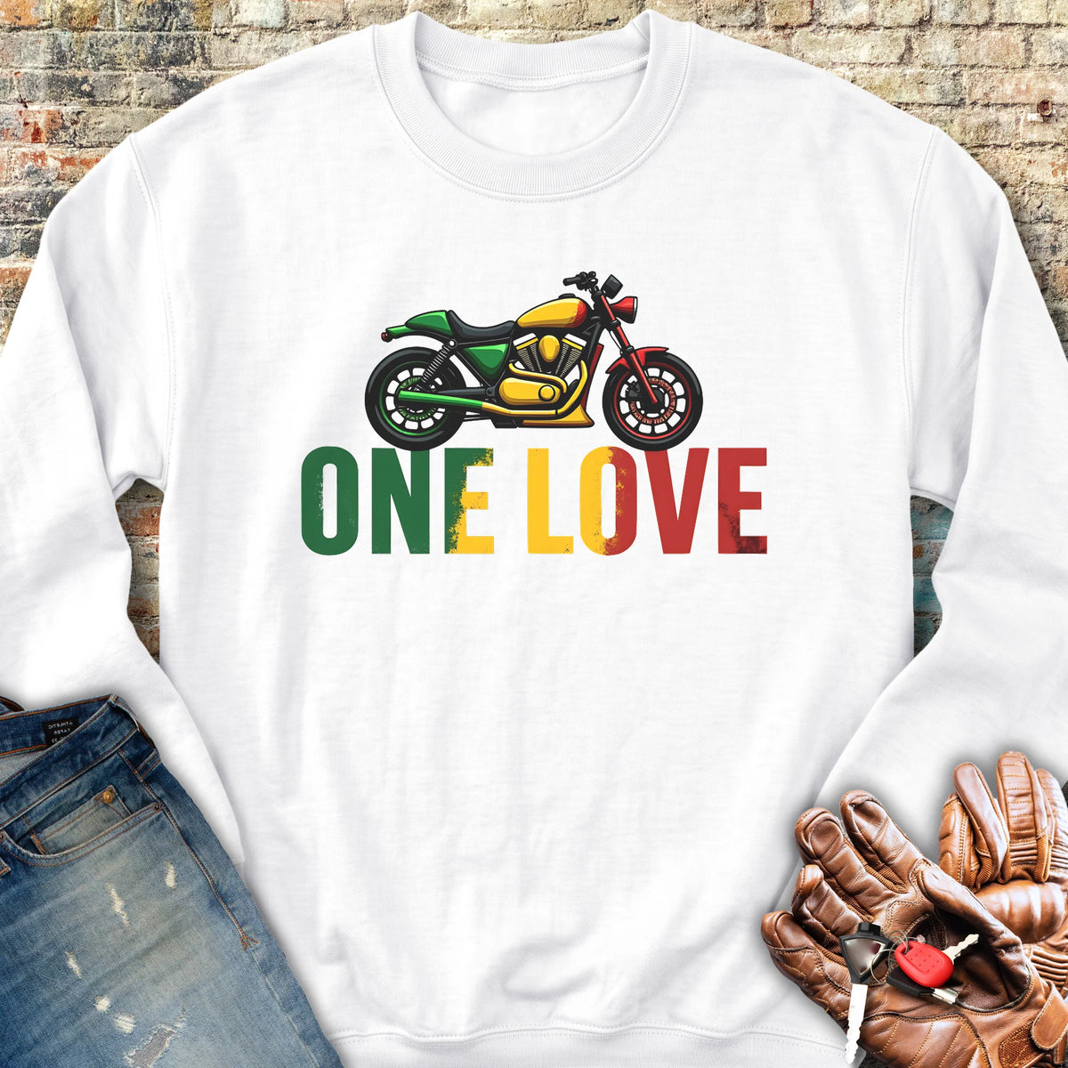 One Love Sweatshirt - White