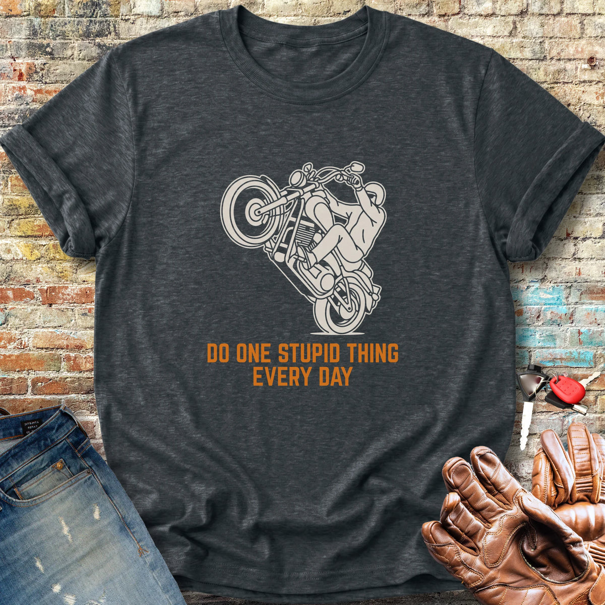 One Stupid Thing Classic T-Shirt - Dark Heather