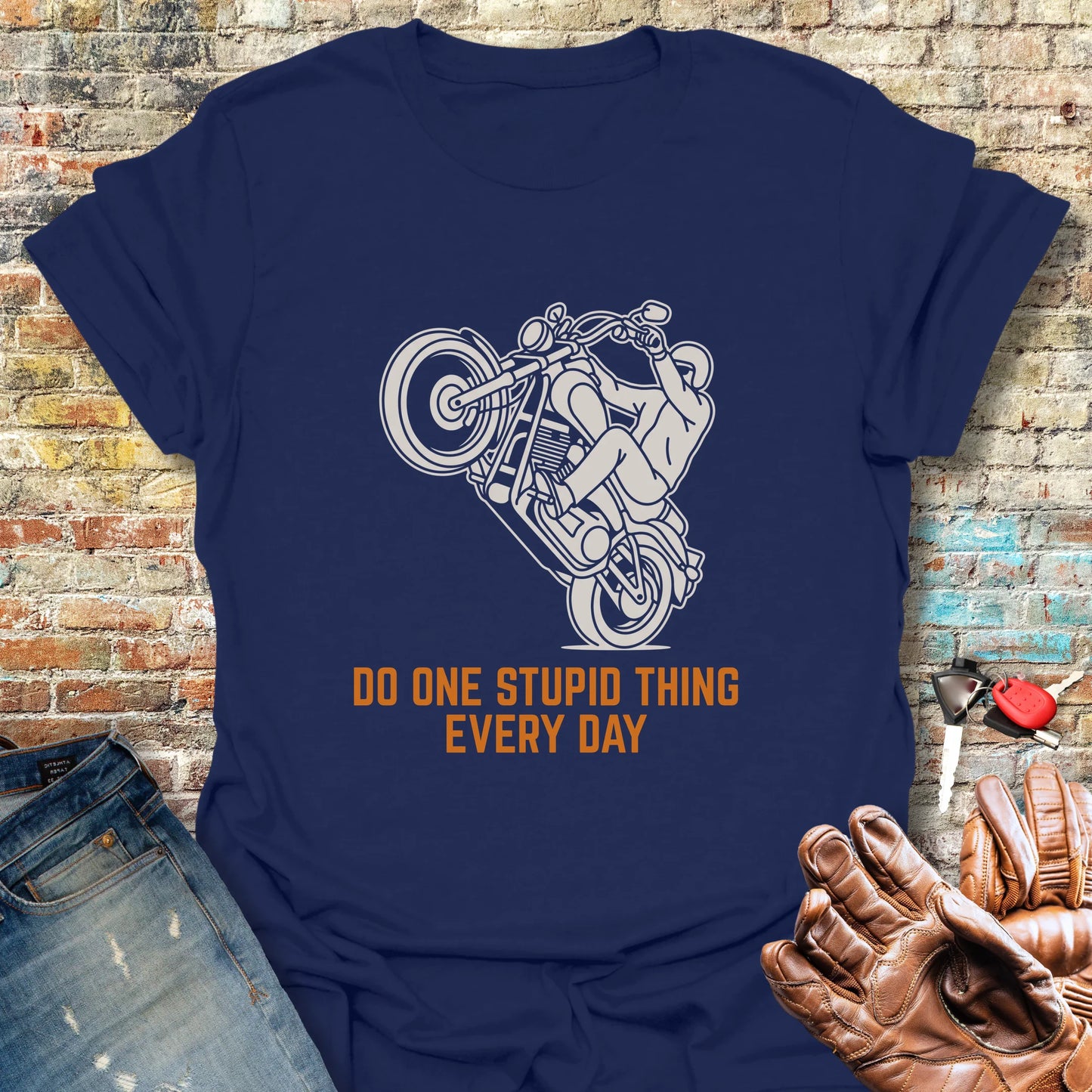 One Stupid Thing T-Shirt - Navy