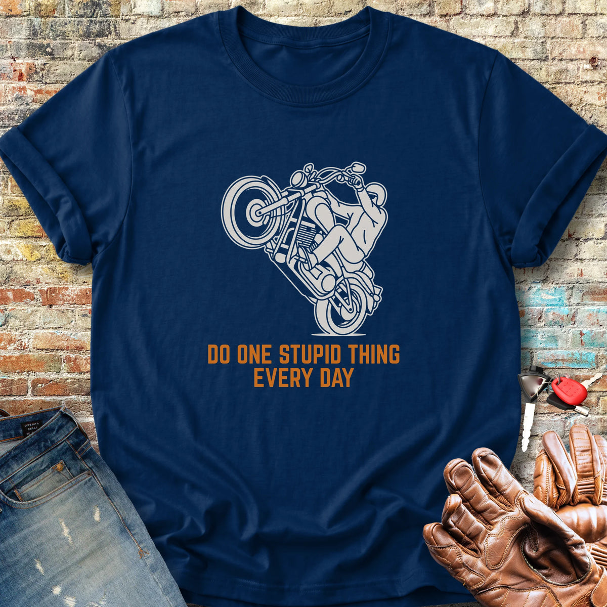 One Stupid Thing Classic T-Shirt - Navy