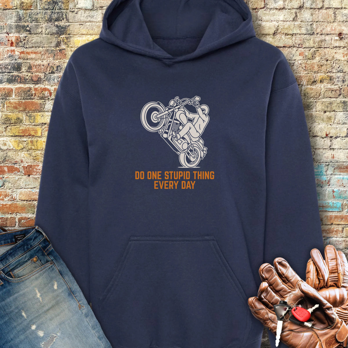 One Stupid Thing Hoodie - Navy