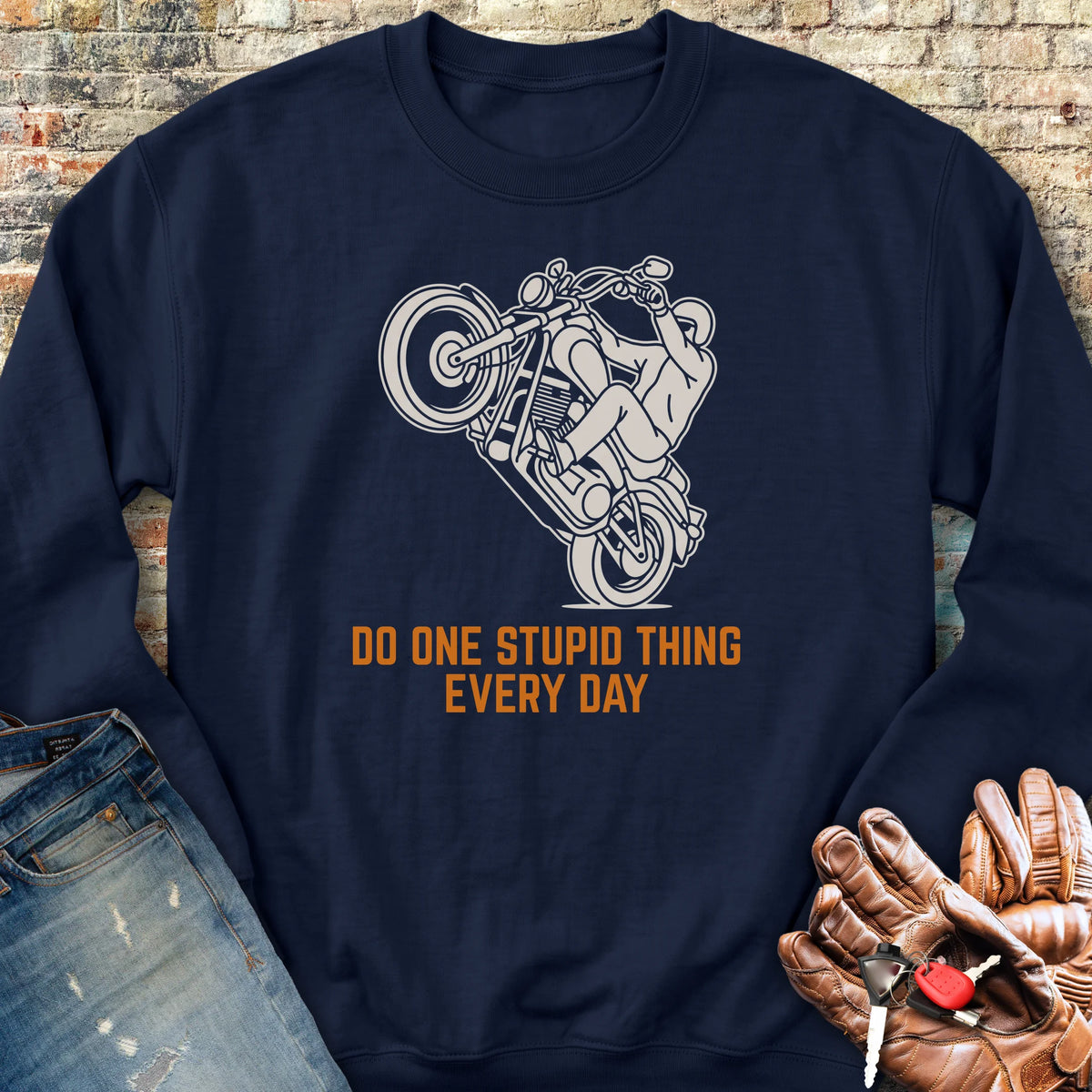 One Stupid Thing Sweatshirt - Navy