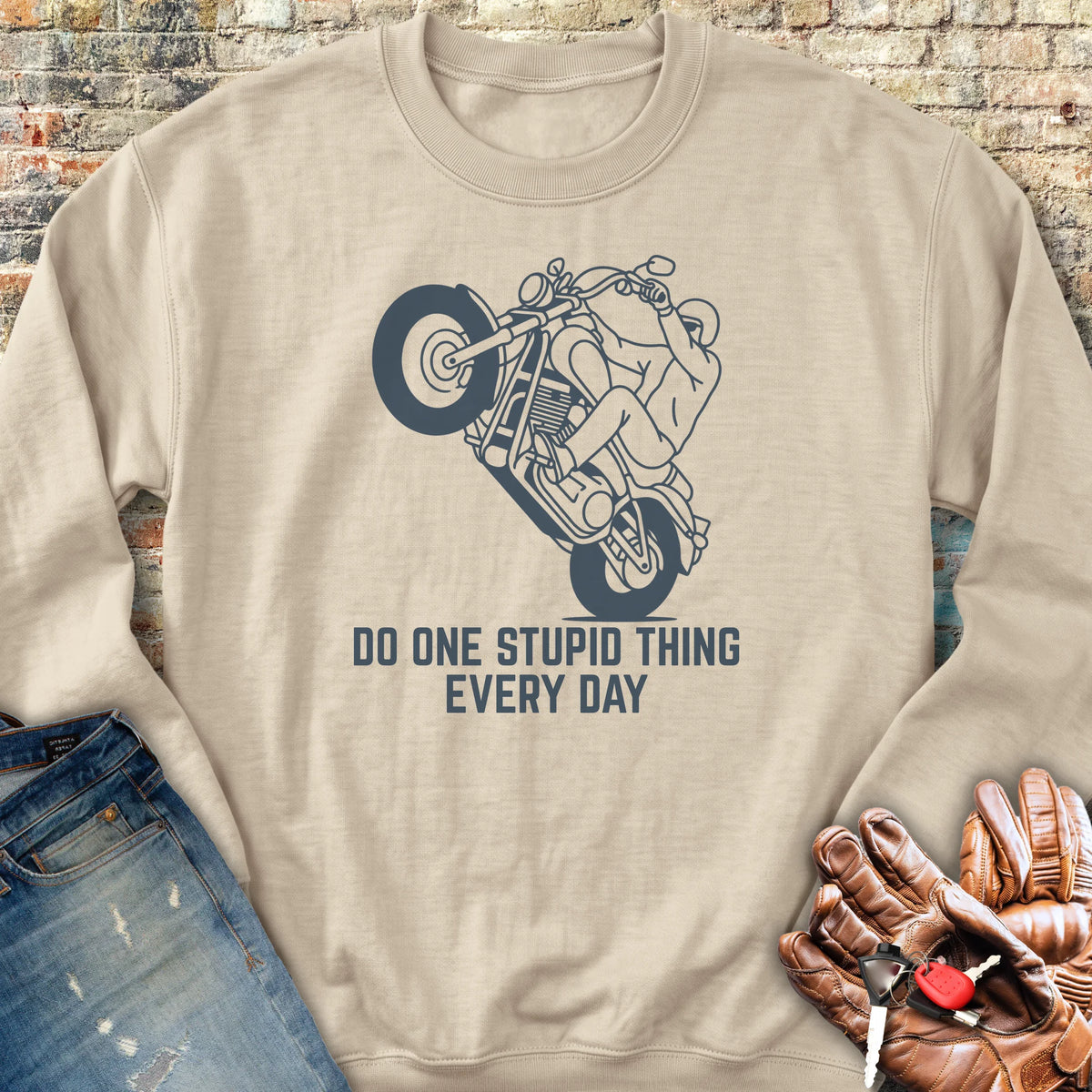 One Stupid Thing Sweatshirt - Sand