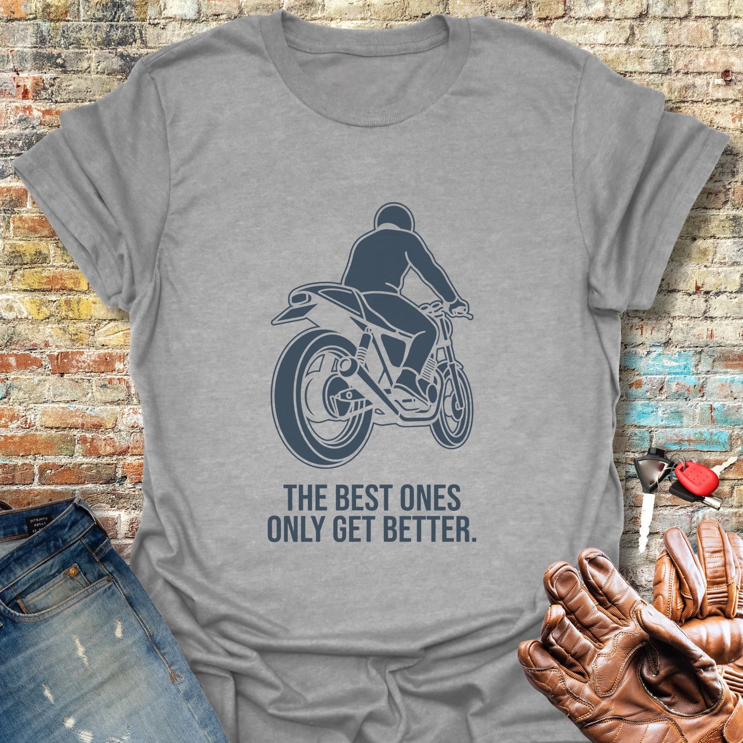 Only Get Better T-Shirt - Sport Grey