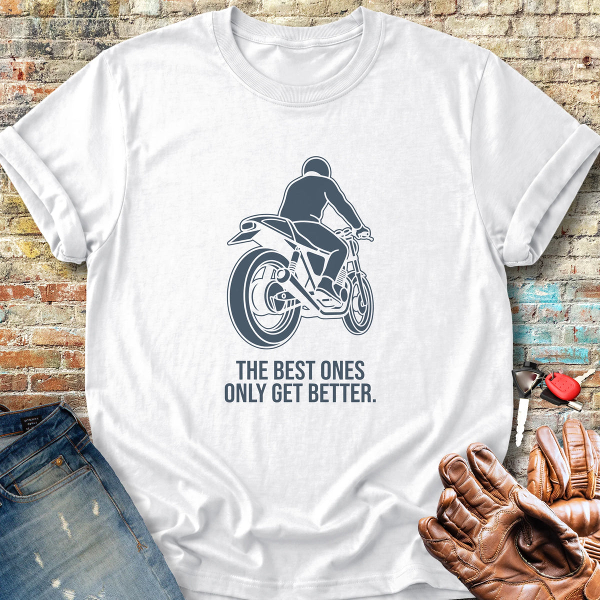 Only Get Better Classic T-Shirt - White