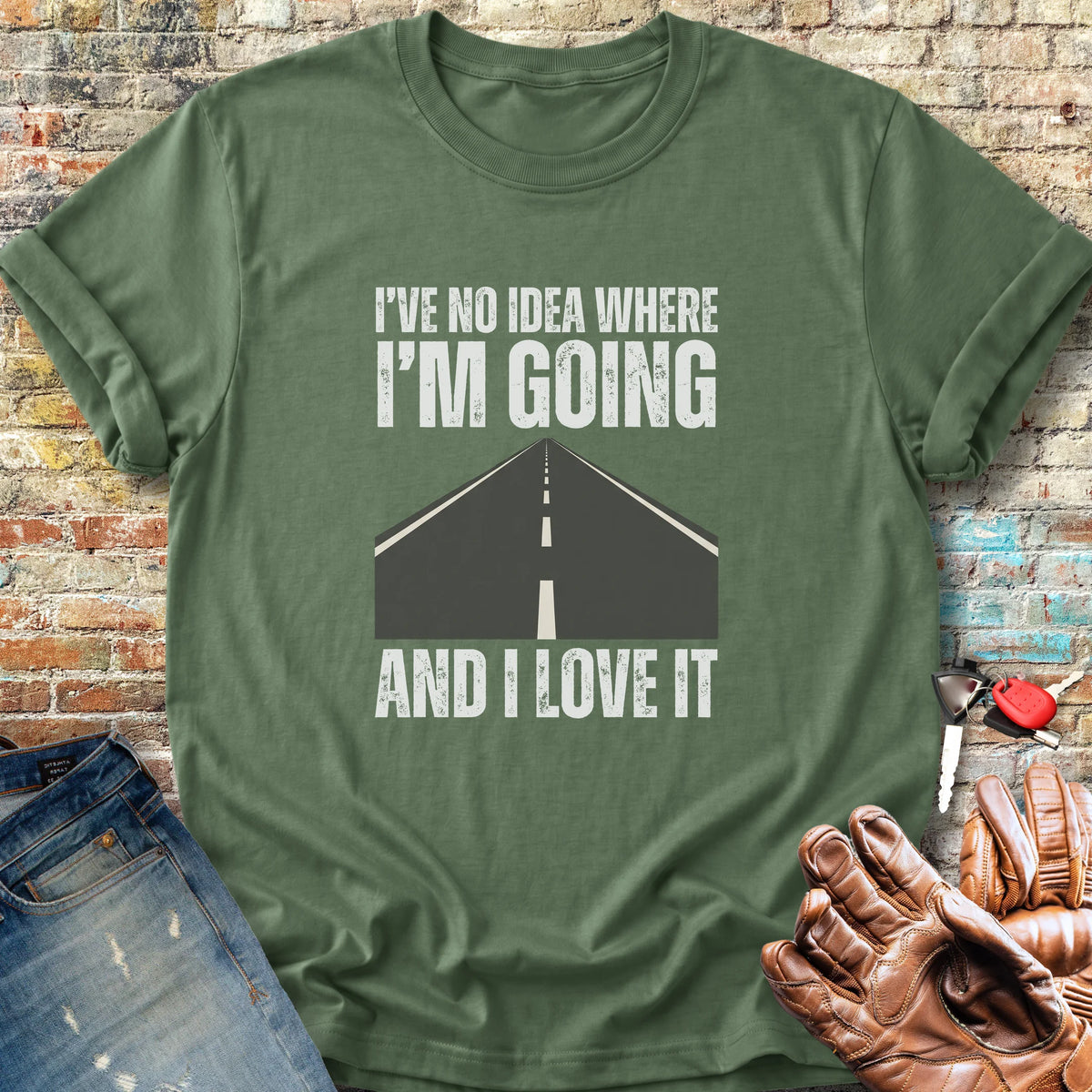 Open Road Classic T-Shirt - Military Green