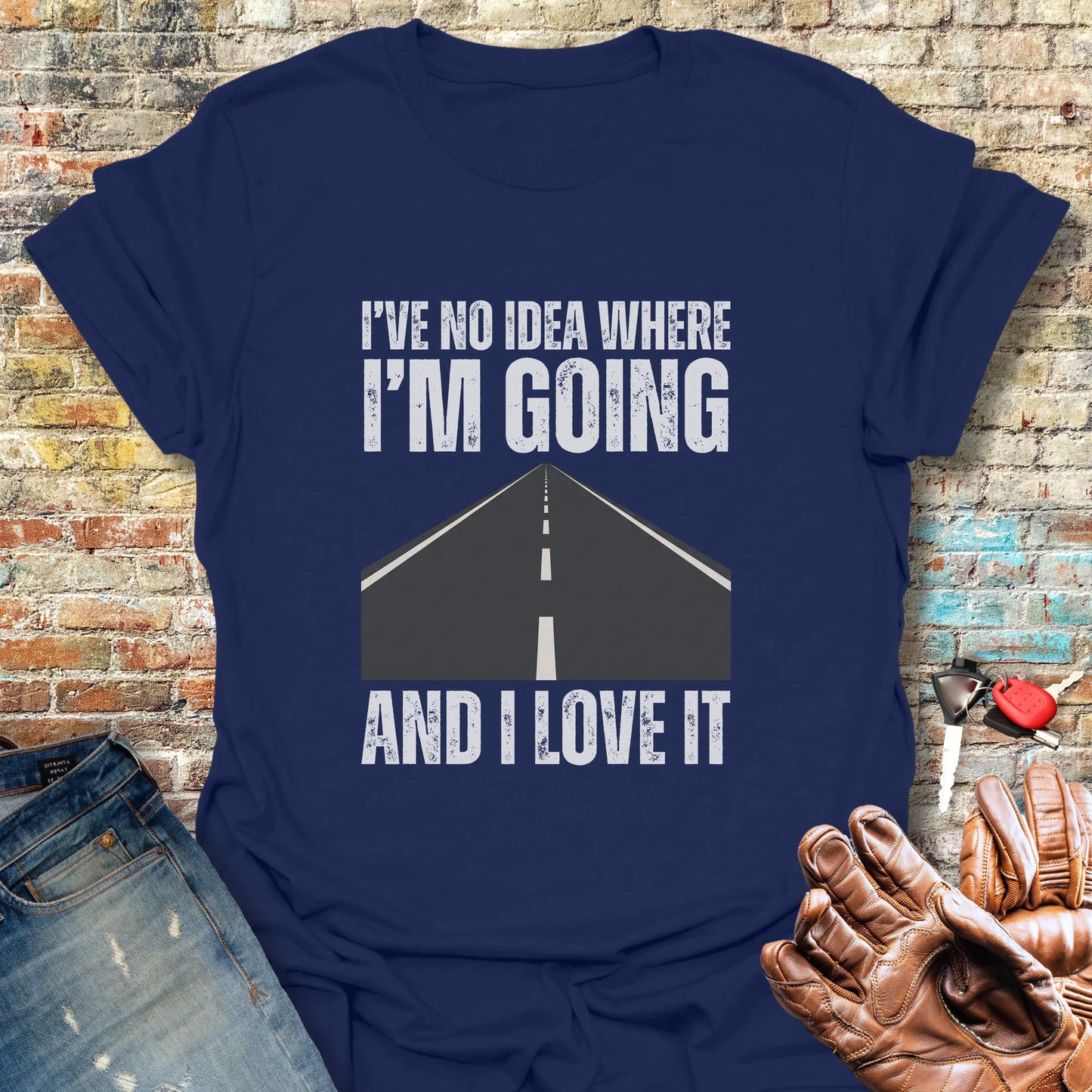Open Road T-Shirt - Navy
