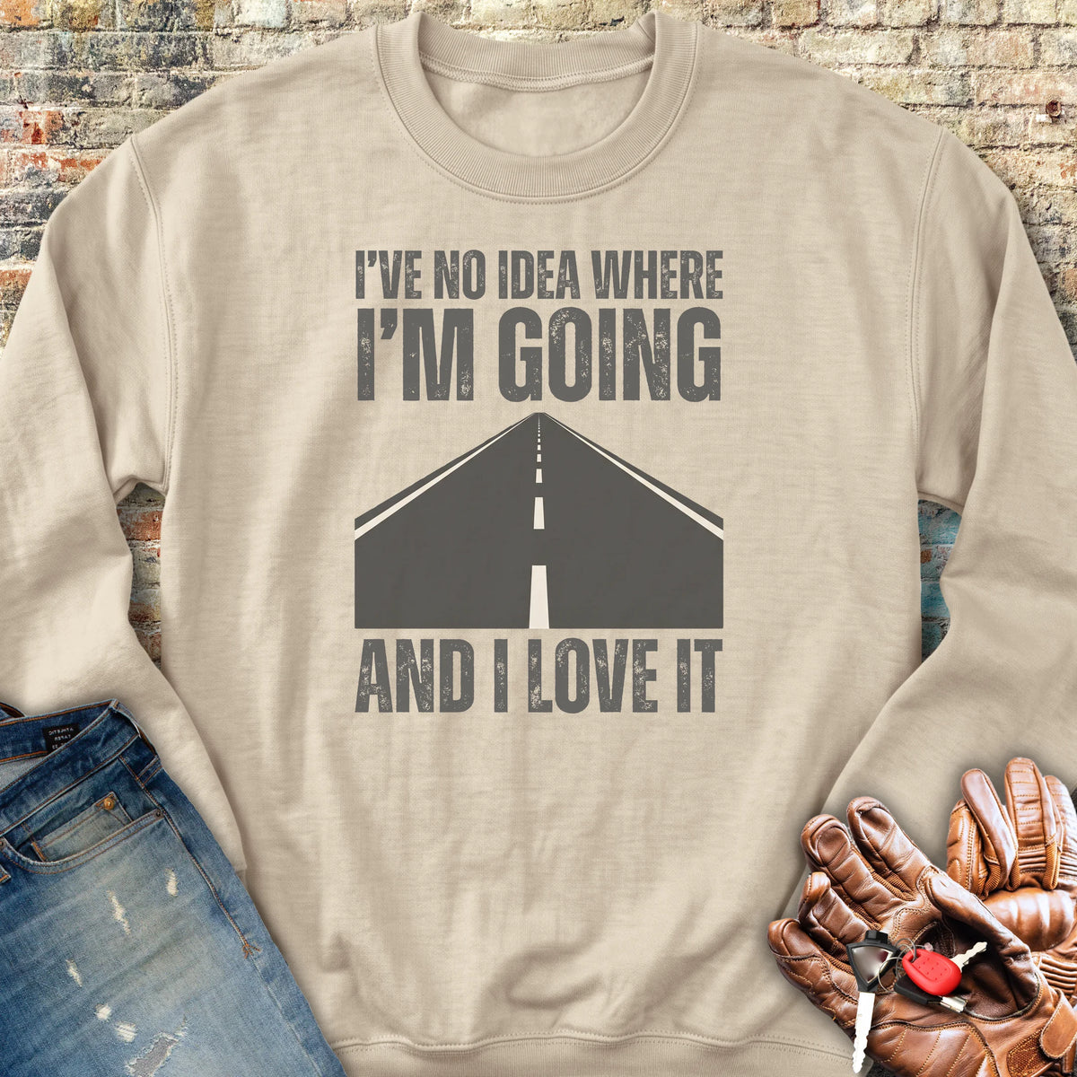 Open Road Sweatshirt - Sand
