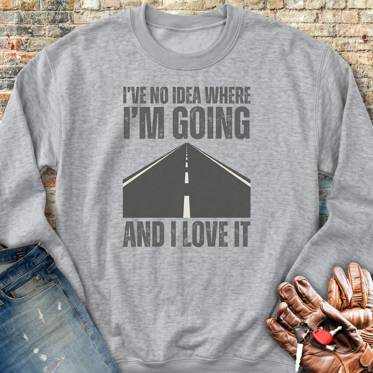 Open Road Sweatshirt - Sport Grey