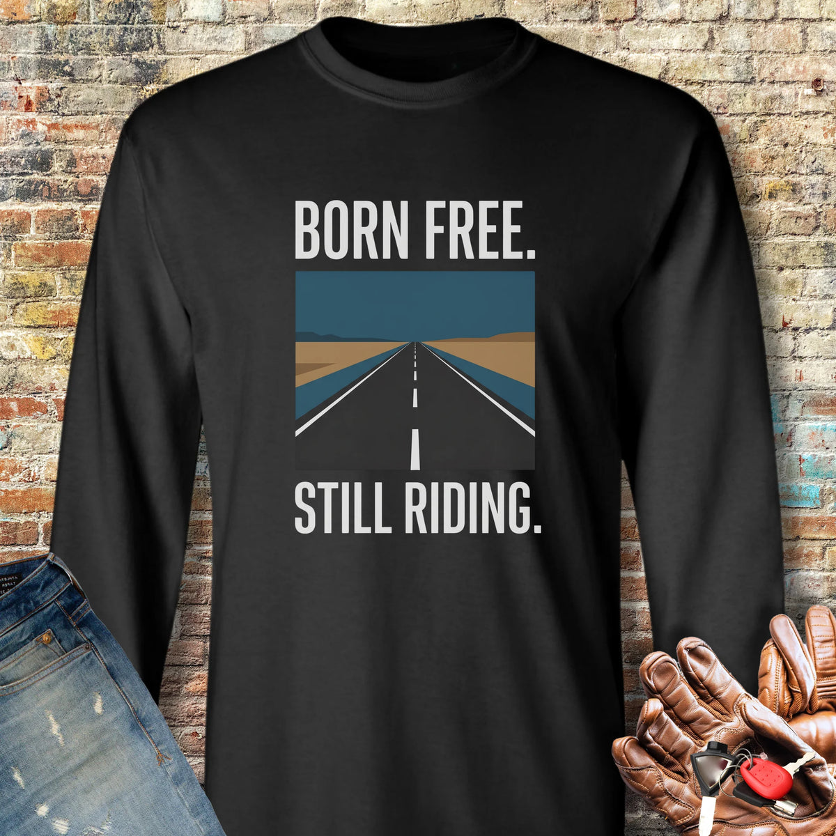 Open Road 250th Long Sleeve T-Shirt - Black