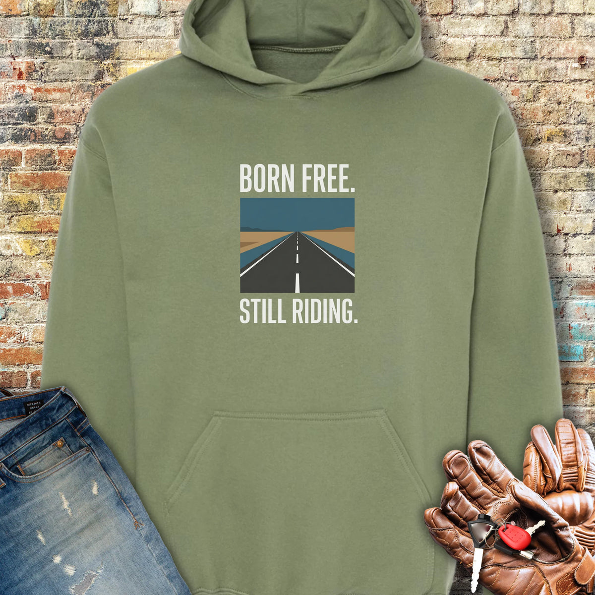 Open Road 250th Hoodie - Military Green