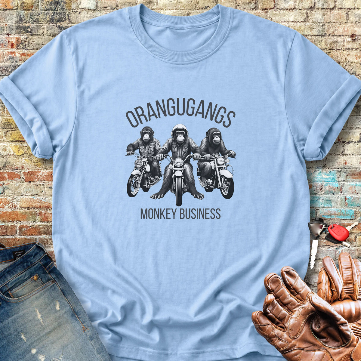 Orangugangs Classic T-Shirt - Light Blue